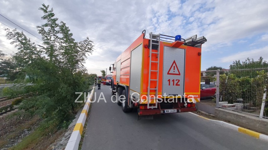 update interventie de urgenta intre localitatile murfatlar si valu lui traian o persoana accidentata