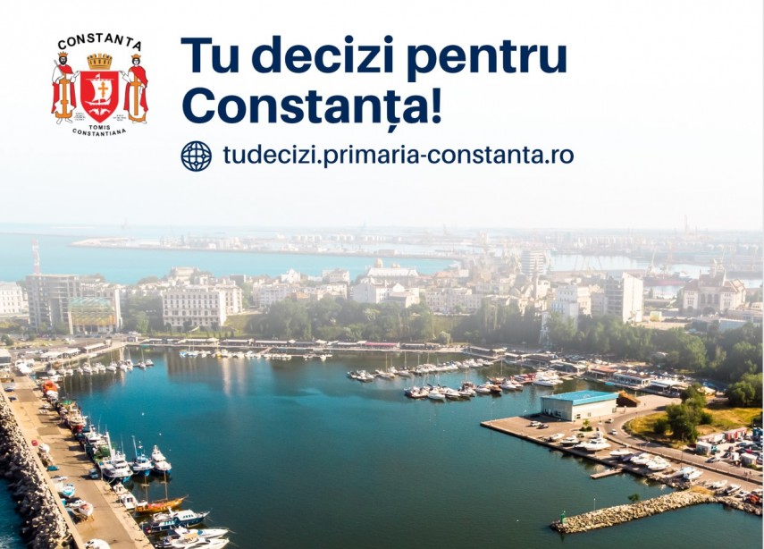 Tu decizi pentru Constanta. Foto: Primăria Constanta