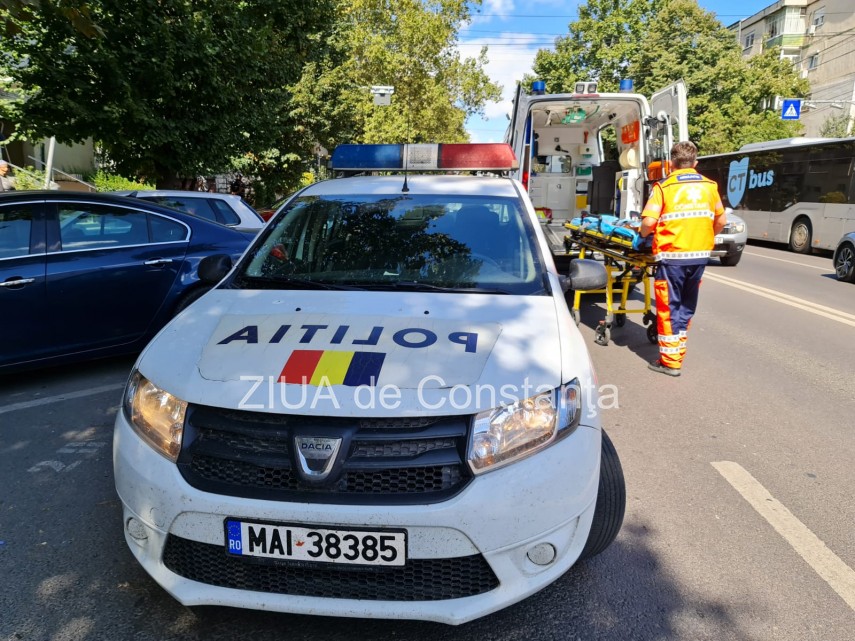 Accident rutier pe bulevardul Mamaia! Doi pietoni au fost raniti  
