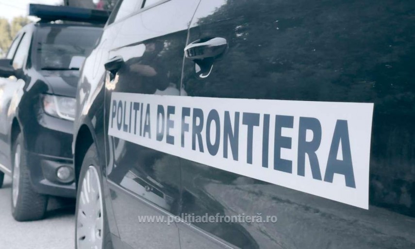 Mașina de poliție de frontieră. Foto: Poliția de Frontieră