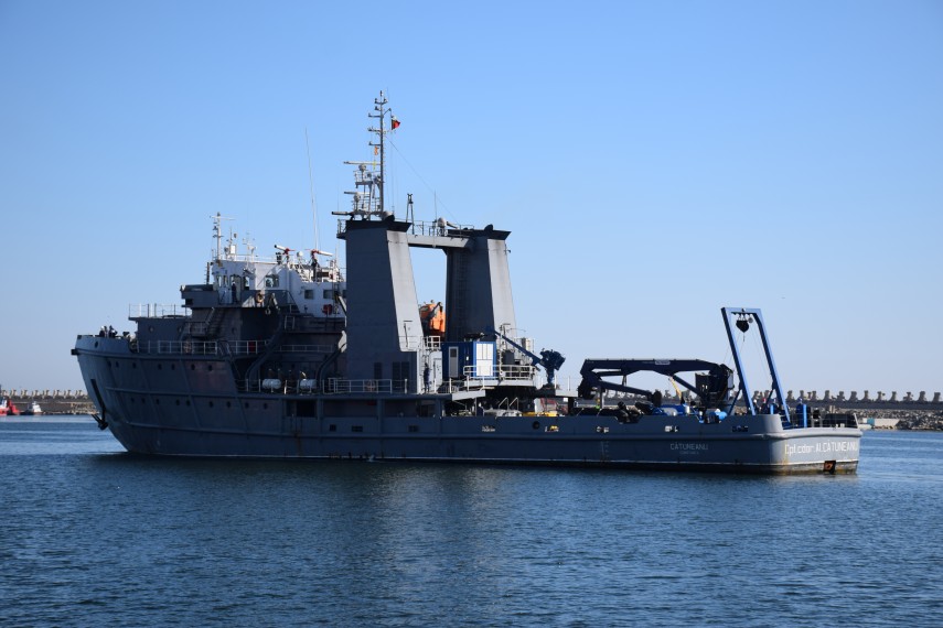 Misiune incheiata cu succes in Marea Ionica de nava maritima hidrografica Capitan-comandor Alexandru Catuneanu