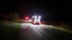 UPDATE, in urma cu scurt timp!: Autoturism rasturnat intre Movilita si Techirghiol! Doua victime  