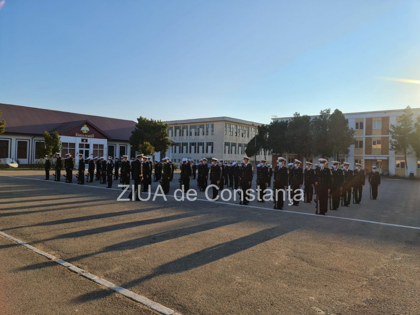 Jurământ militar la Academia Navală Mircea cel Bătrân. Foto cu rol ilustrativ: Arhiva ZIUA de Constanța