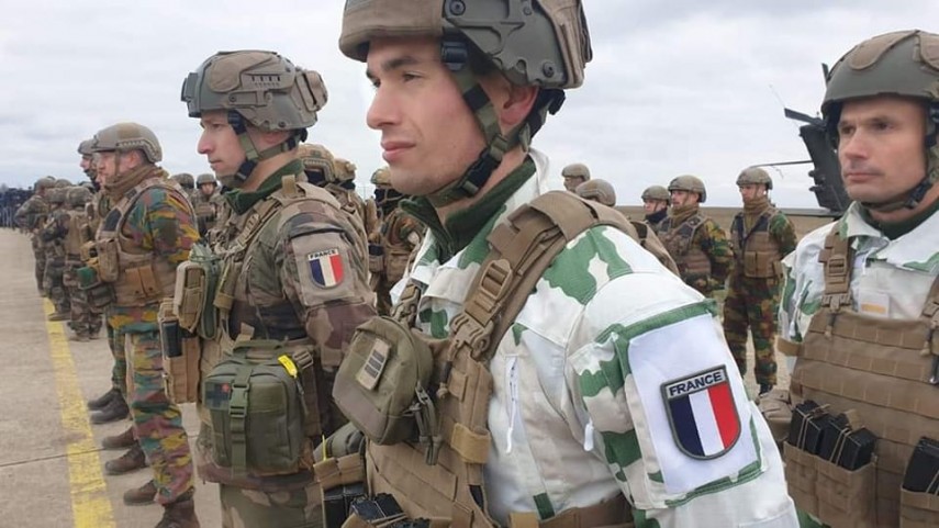 Convoi de tehnică militară franceză, foto: MApN 