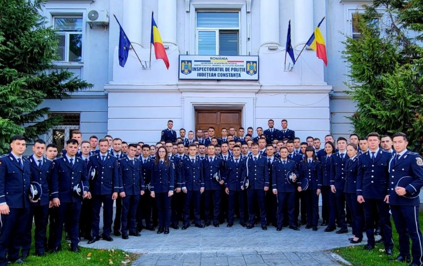 O nouă promoție de agenți de poliție, foto: IPJ Constanța 