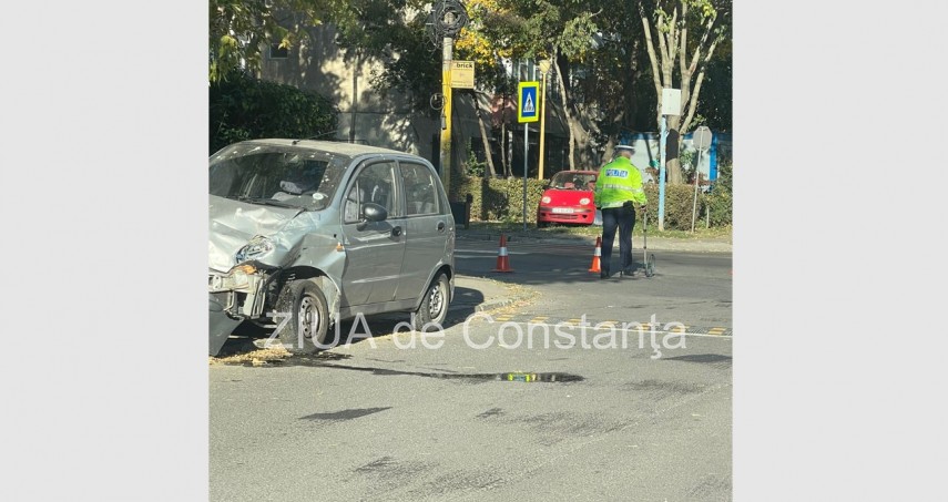 Accident rutier în Constanța. Foto: ZIUA de Constanța