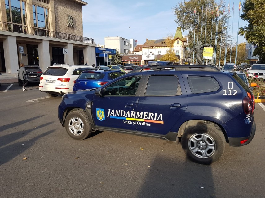 Jandarmi la datorie, foto: IJJ Constanța