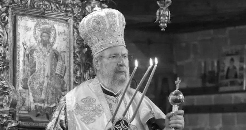 Preafericitul Părinte Arhiepiscop Hrisostom al II-lea, Întâistătătorul Bisericii Ortodoxe a Ciprului. Foto: basilica.ro
