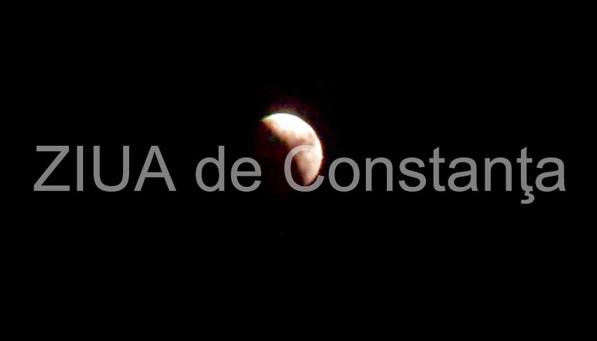 Eclipsa de luna. Foto cu rol ilustrativ: ZIUA de Constanța