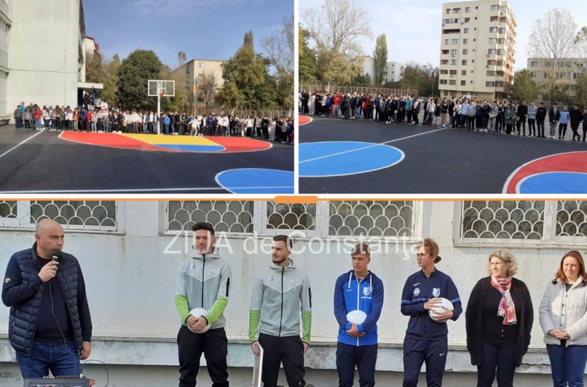 Farul Constanta, vizita la Liceul Teoretic Decebal“ din Constanta, in proiectul Invatam sa fim campioni" (GALERIE FOTO)   