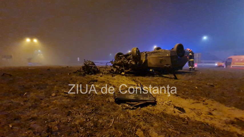 Accident rutier Agigea. Foto: ZIUA de Constanţa