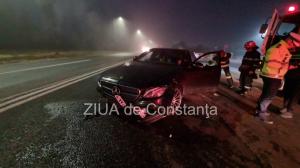 Accident rutier pe bulevardul Aurel Vlaicu din municipiul Constanţa. Un autoturism, implicat (GALERIE FOTO+VIDEO)