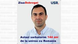 #Dobrogea144: Eugen Terente, deputat USR Tulcea, mesaj de Ziua Dobrogei  