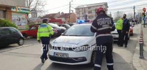 UPDATE: Accident rutier in zona scolii din Tuzla. Un copil a fost ranit  