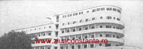 Hotelul „Marea Neagră“, 1960. Sursă foto:„Constanța și împrejurimile ei“, de Petrilă Tiberiu, Popescu Demetru și Porumbescu Marin