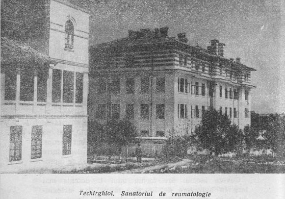 Sanatoriul de reumatologie, Techirghiol, 1960. Sursă foto: 