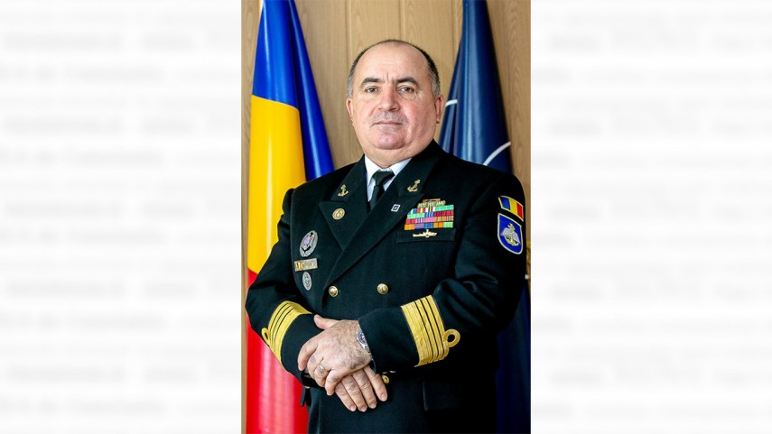 comandor conf. univ. dr. ing. Alecu Toma, Comandantul (Rectorul) Academiei Navale „Mircea cel Bătrân”. Foto: ANMB