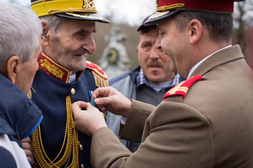 Maior(ret) Irod Moisă. Foto: Facebook/Veteranii Armatei Române 