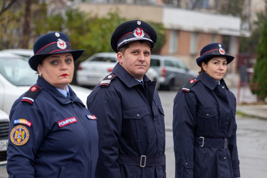 Dedicarea pompierilor tulceni  fost rasplatita. Cine sunt cei avansati in gradul urmator inainte de termen (GALERIE FOTO) 