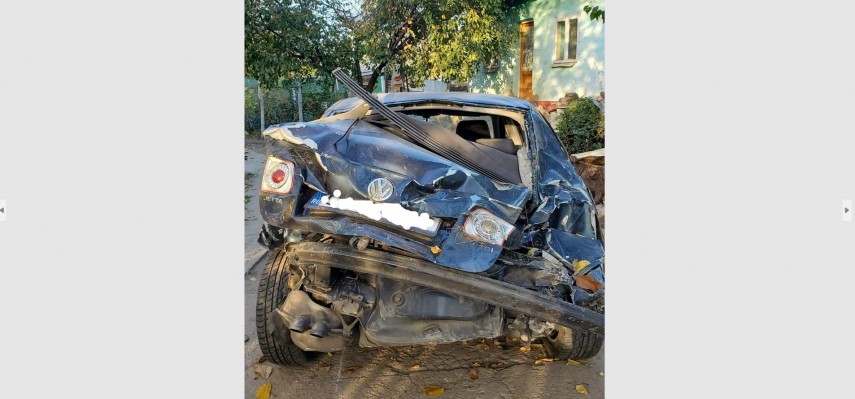 Accident. Foto: Facebook/Jandarmeria Română