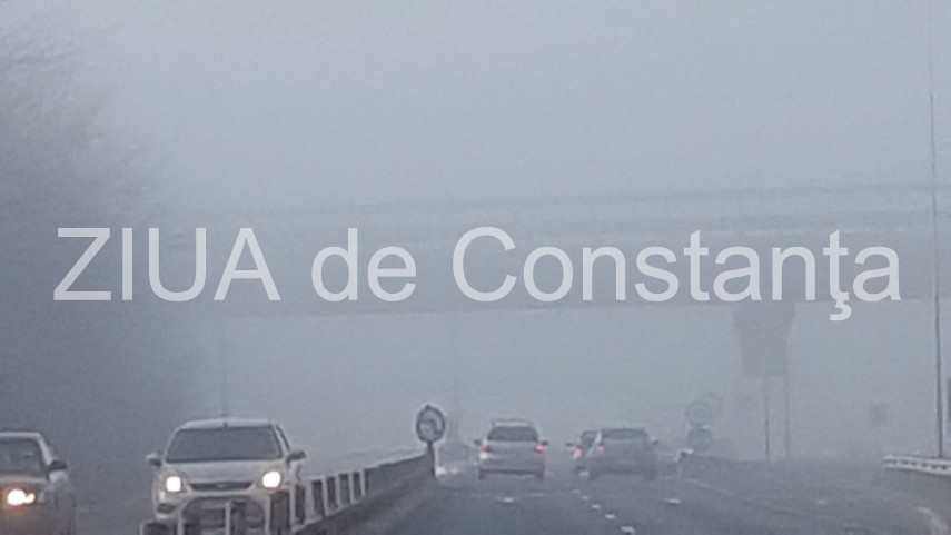 Ceata pe autostrada