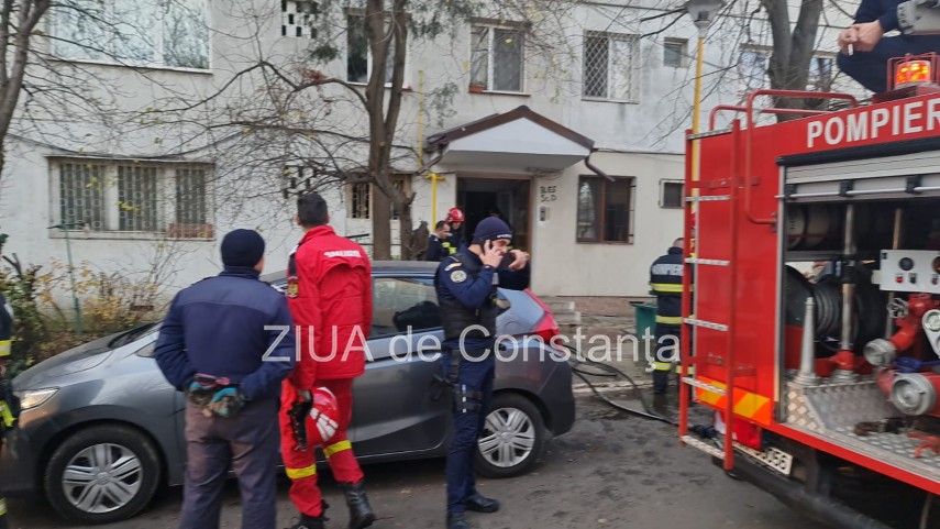 update incendiu la un apartament din constanta in ce zona intervin pompierii foto video 801609