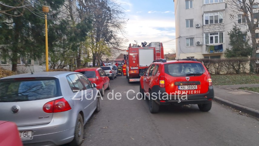 update incendiu la un apartament din constanta in ce zona intervin pompierii foto video 801609