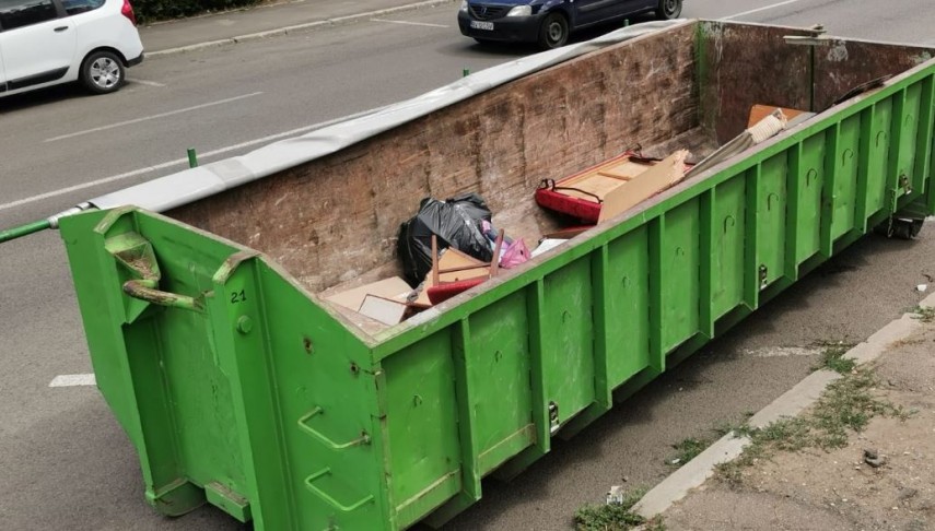 Deșeuri voluminoase, foto: Primăria Constanța 