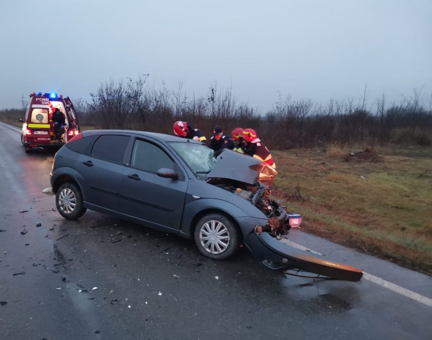 Accident mortal. Foto: ISU Ialomița