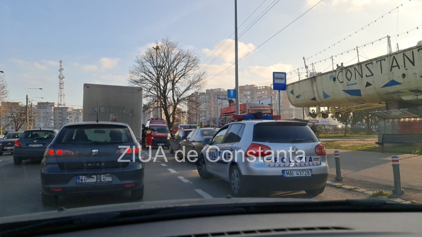Accident rutier . foto: ZIUA de Constanța