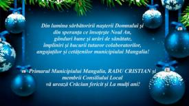 Primăria şi Consiliul Local Mangalia vă urează Sărbători Fericite!