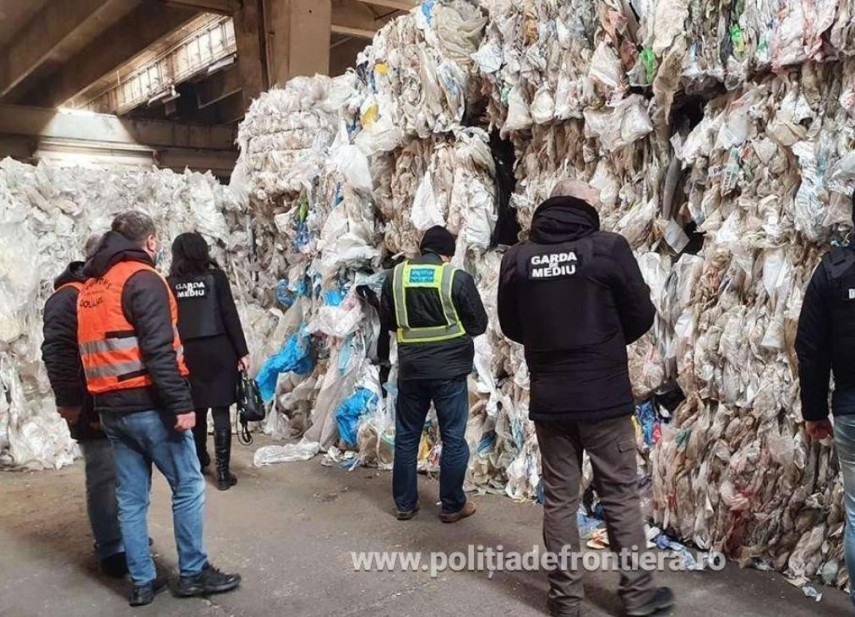 Deșeuri, foto: Poliția de Frontieră 