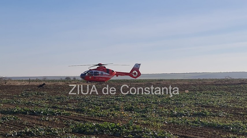 accident rutier in judetul constanta in prima zi a noului an intervine elicopterul smurd galerie foto