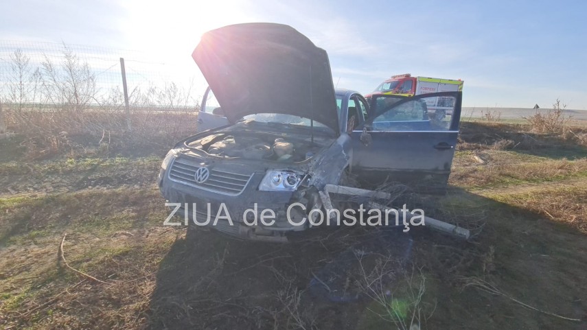 accident rutier in judetul constanta in prima zi a noului an intervine elicopterul smurd galerie foto