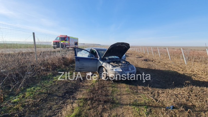 accident rutier in judetul constanta in prima zi a noului an intervine elicopterul smurd galerie foto