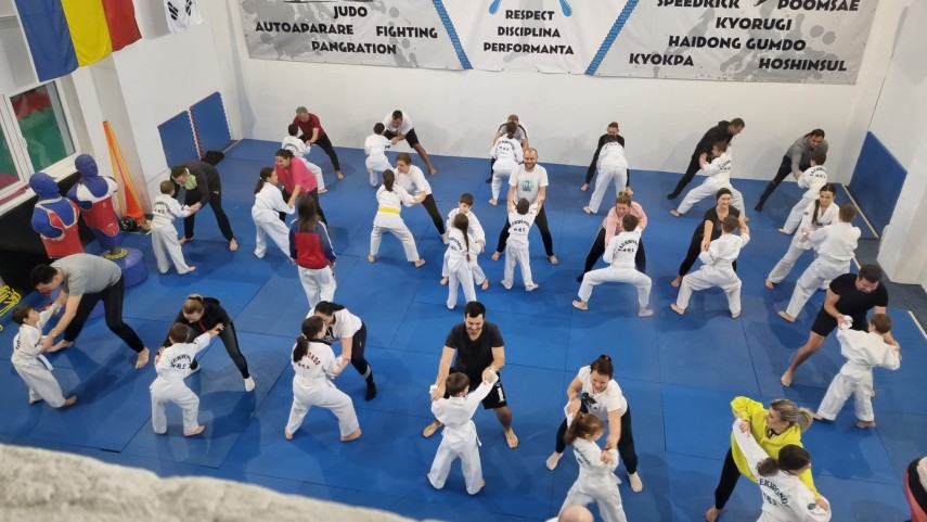 antrenamente parinte copil la cs marina constanta taekwondo wt si judo ju jitsu a fost minunat sa i vedem