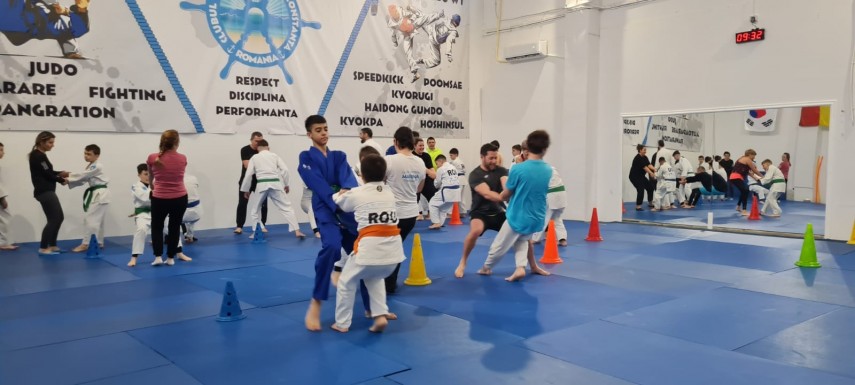 antrenamente parinte copil la cs marina constanta taekwondo wt si judo ju jitsu a fost minunat sa i vedem