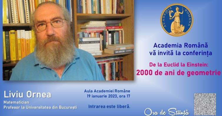 Conferința „De la Euclid la Einstein: 2000 de ani de geometrie“