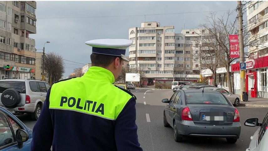  Amenzi pentru pietonii care au traversat strada prin loc nepermis, la Constanta 