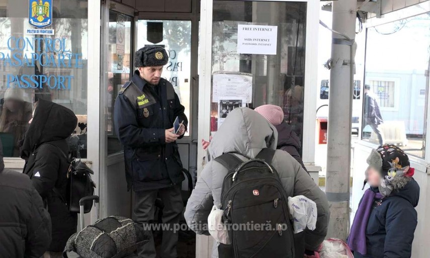 Control la frontieră. Foto: Poliția de Frontieră