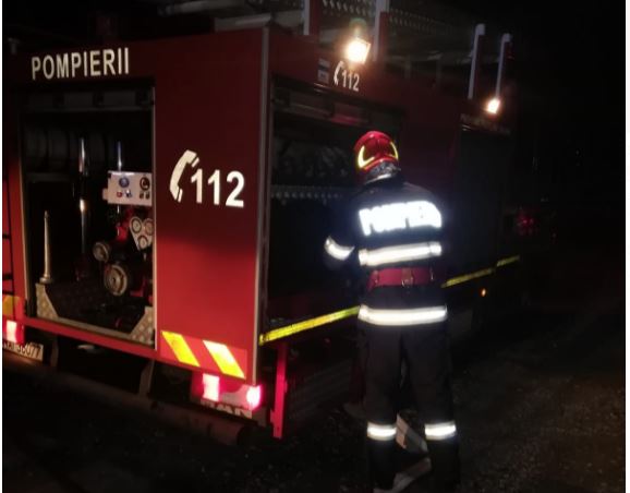 Incendiu in Cumpana, langa azilul de batrani 