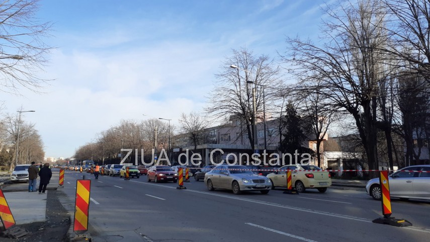 atentie soferi se circula cu dificultate in zona city mall din constanta galerie foto 805395