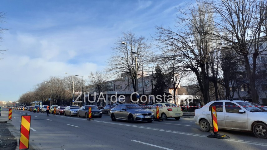 atentie soferi se circula cu dificultate in zona city mall din constanta galerie foto 805395