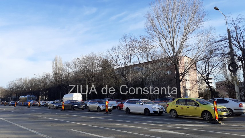atentie soferi se circula cu dificultate in zona city mall din constanta galerie foto 805395