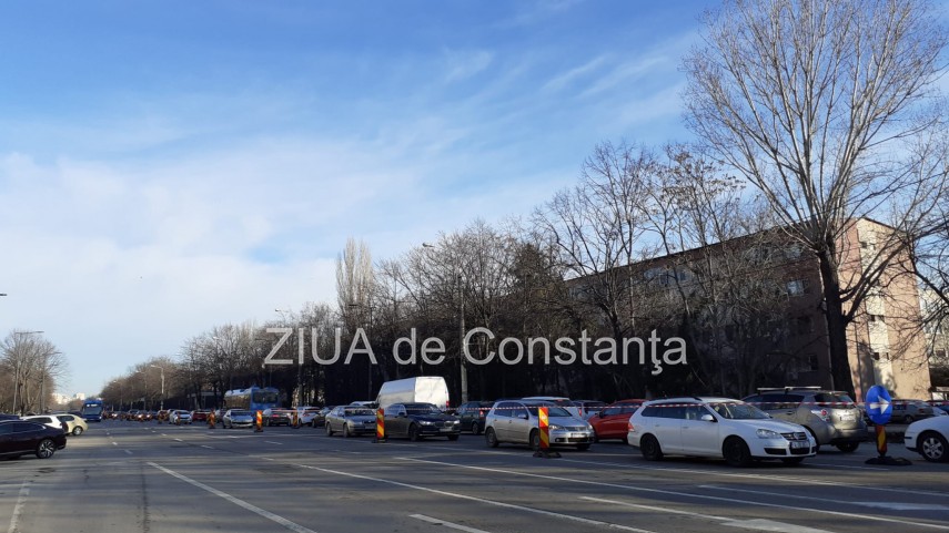 atentie soferi se circula cu dificultate in zona city mall din constanta galerie foto 805395
