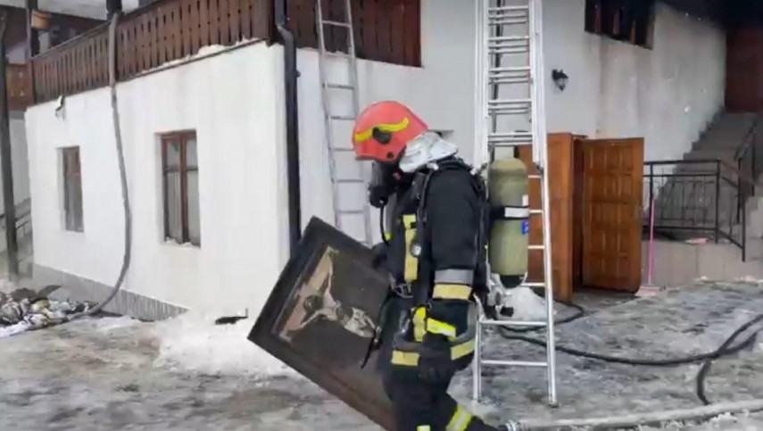 Pompieri. Foto:ISU Suceava