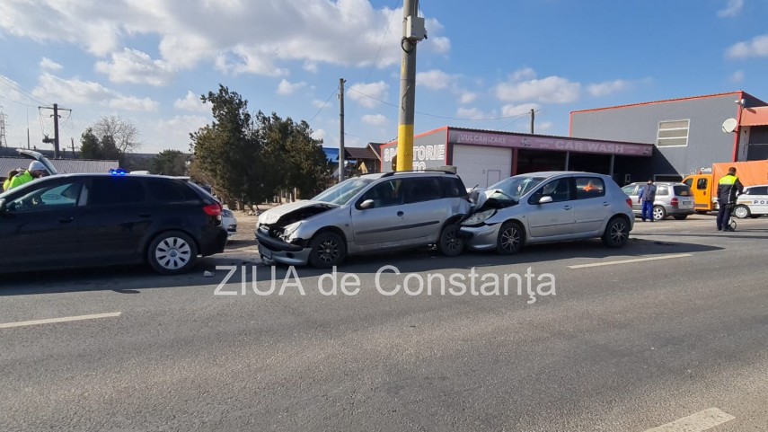 Accident rutier. Foto : ZIUA de Constanța