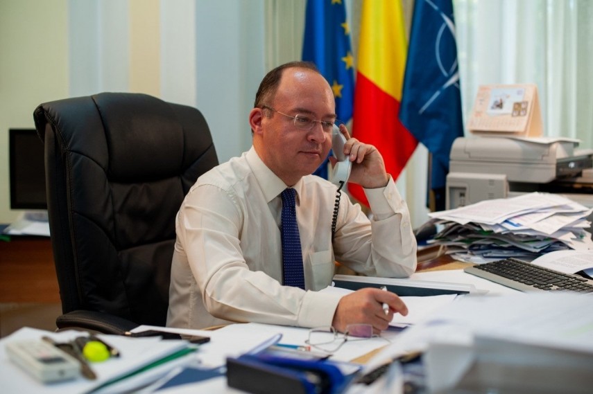 Ministrul Afacerilor Externe, Bogdan Aurescu. Foto: Facebook/Bogdan Aurescu