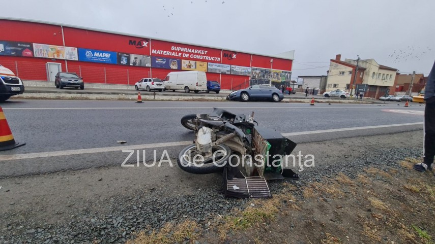 Accident rutier . Foto  ZIUA de Constanța