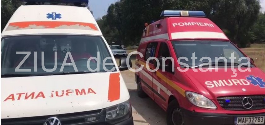 Accident rutier in judetul Tulcea. Un autotren s-a rasturnat pe partea carosabila!  